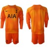 Conjunto (Camiseta+Pantalón Corto) Portero Manga Larga Tottenham Hotspur 2022-23 - Niño